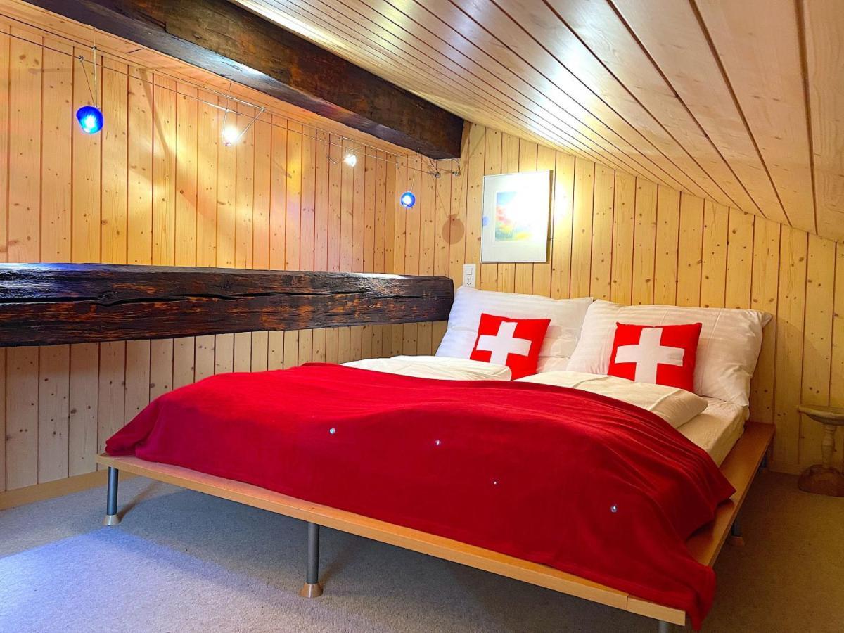 Swisshut Stunning Views Alps Lake - Chalet Erli Därligen 外观 照片
