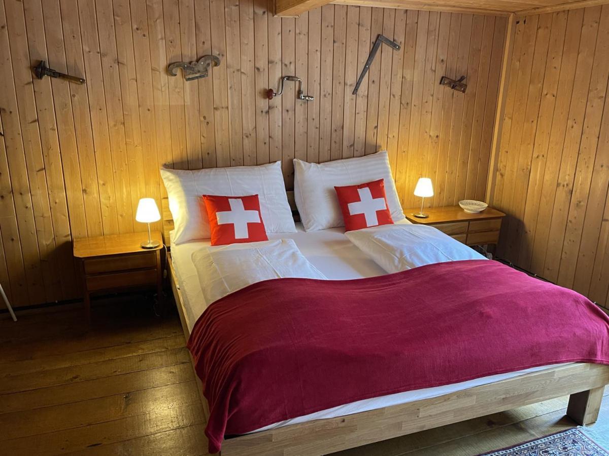 Swisshut Stunning Views Alps Lake - Chalet Erli Därligen 外观 照片