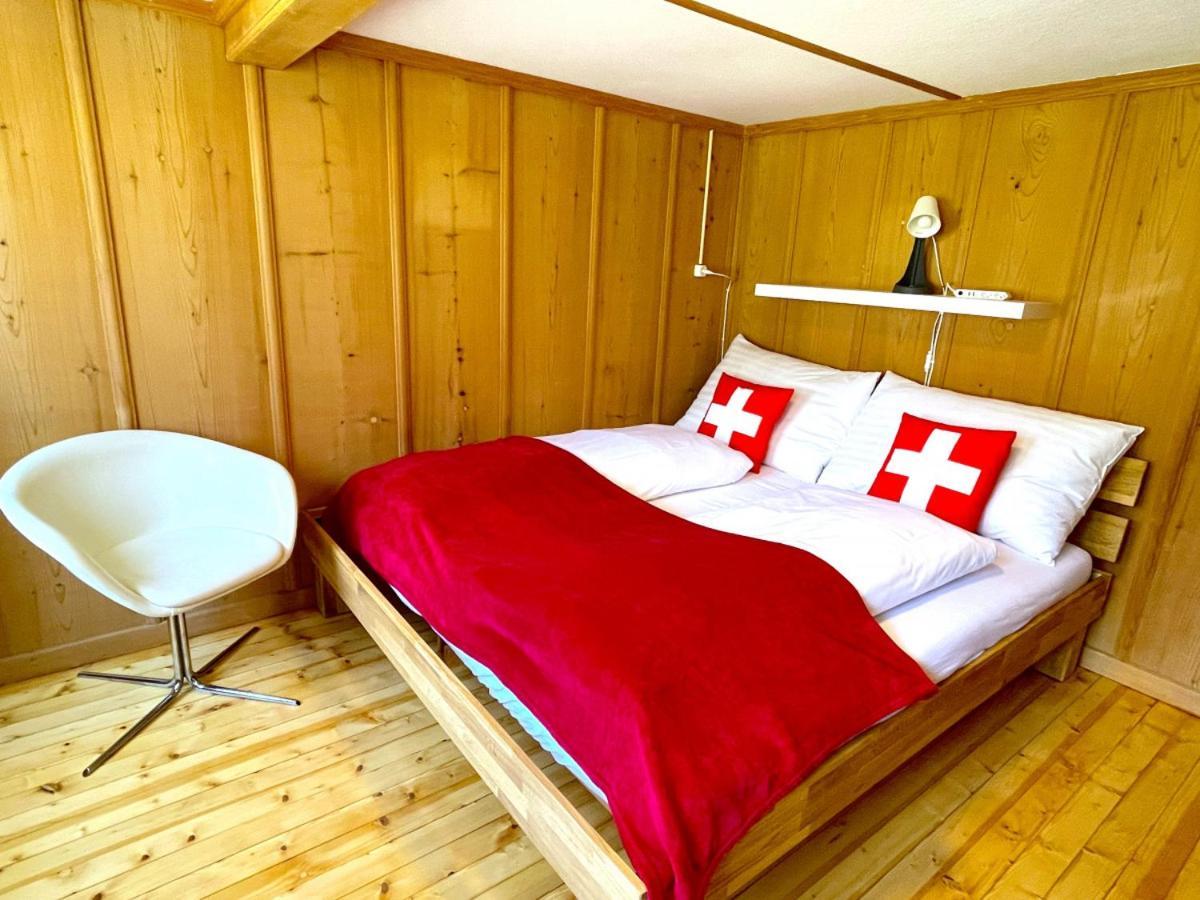 Swisshut Stunning Views Alps Lake - Chalet Erli Därligen 外观 照片